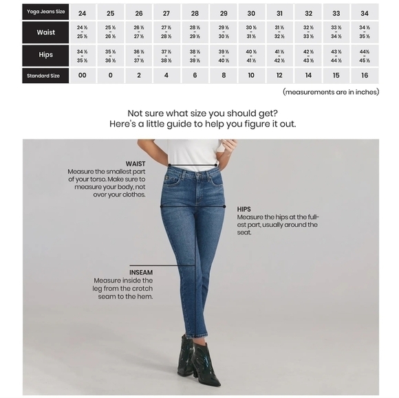 NWT Yoga Jeans Chloe Straight  Size 33 - Picture 10 of 10